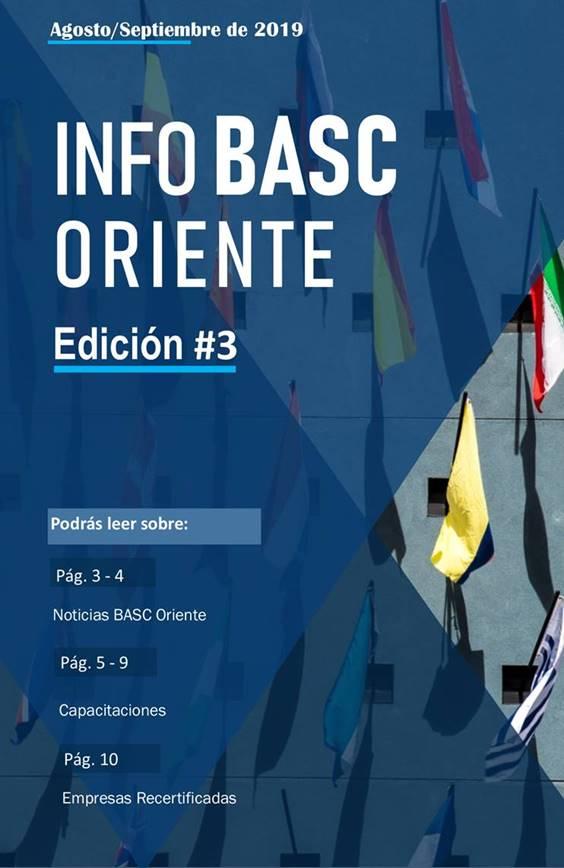 Boletín BASC Oriente - Septiembre 2019.